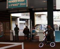 Salon R'bike 2009, l'équipe Ze-velo.com en plein essai