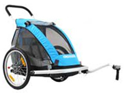 Une remorque vélo pour transporter vos enfants